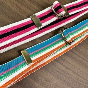 Set of Two 80’s Style Kids Belts